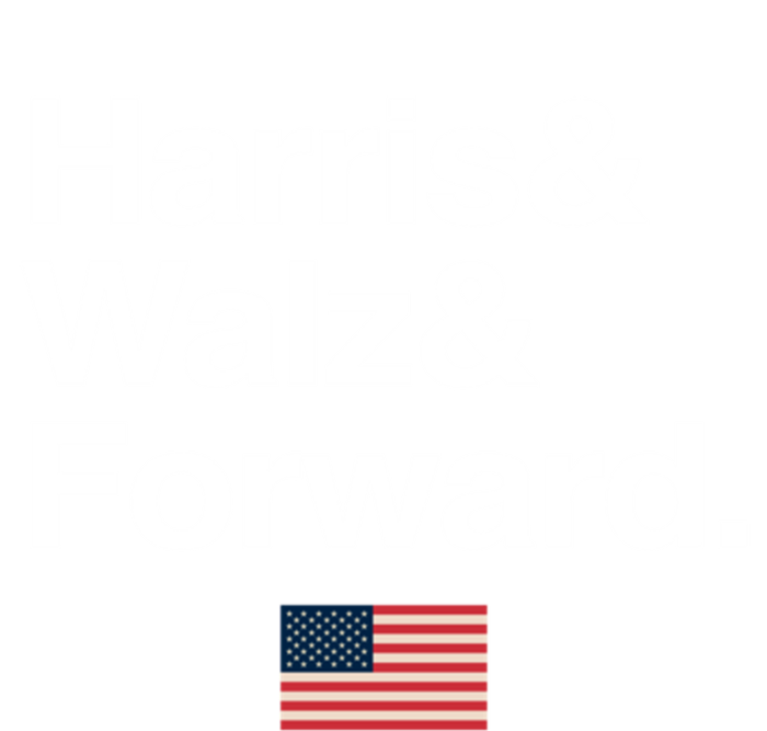 Harris Walz Forward 2024 Support Us Flag Gift T-Shirt