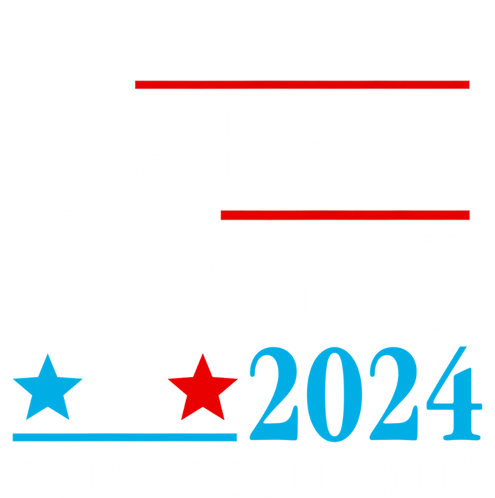 Harris Walz Waltz 2024 Vice President Vp Harris Tim Waltz Gift Women's V-Neck T-Shirt