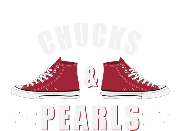 Democratic Campaign Political Rally Merch Chucks Pearls 2024 Gift T-Shirt