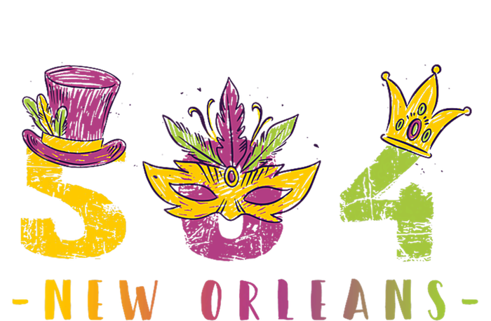 Mardi Gras 504 Nola New Orleans Louisiana La T-Shirt