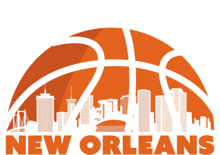 New Orleans City Skyline Louisiana Basketball Fan Jersey Youth Performance Sprint T-Shirt