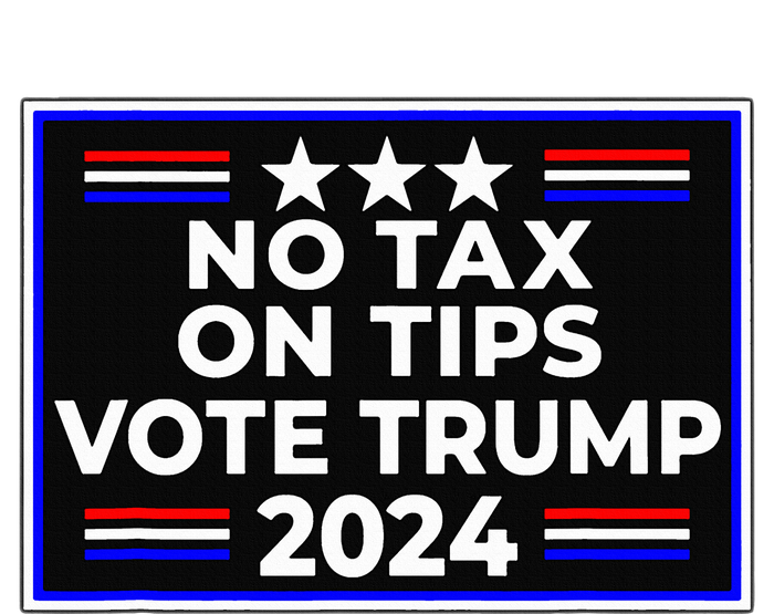 No Tax On Tips Vote Donald Trump T-Shirt