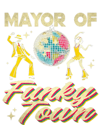 Mayor Of Funky Town Vintage Disco 80s Musician Funny Outfits Yupoong Adult 5-Panel Trucker Hat