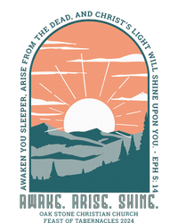 Oak Stone Feast Of Tabernacles Awake Arise Shine Window T-Shirt