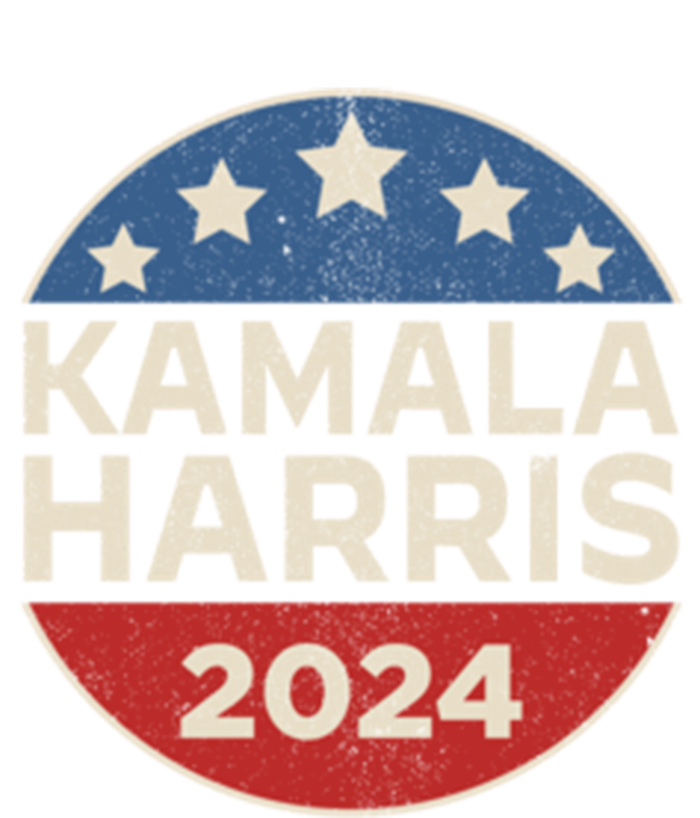 Kamala Harris 2024 Retro Campaign Button Election Pocket Cute Gift Bumper Sticker