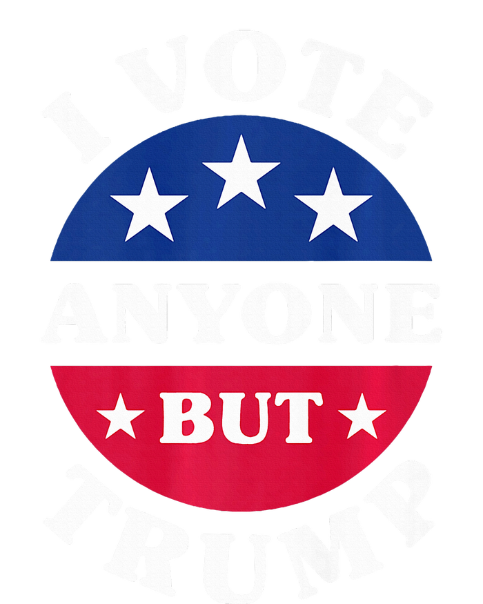 I Vote Anyone But Trump Election 2024 Premium V-Neck T-Shirt