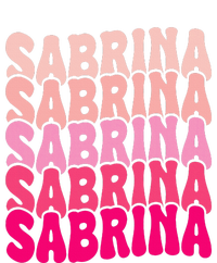 Personalized Name Sabrina I Love Sabrina Groovy 80S Women’s Perfect Tri Rocker Tank