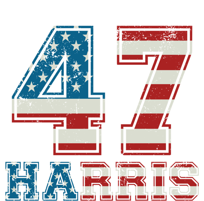 Kamala Harris 47 American Flag Harris 2024 47 Democratic Great Gift T-Shirt