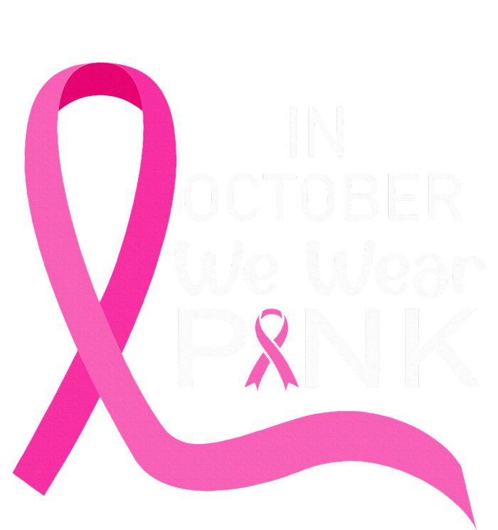 Ribbon In October We Wear Breast Cancer Awareness Magnet