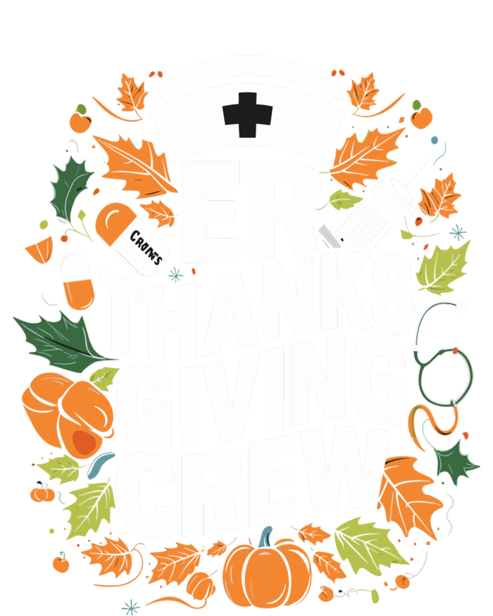 Er Thanksgiving Nurse Crew Thanksgiving Emergency Nurses Gift Zip Tote Bag