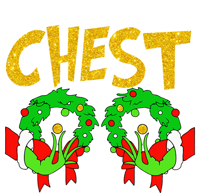 Chest Nuts Matching Chestnuts Funny Christmas Couples Chest Tall Long Sleeve T-Shirt