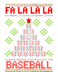 Fa La La La Baseball Christmas Funny Gift Ugly Xmas Tree Flat Bill Trucker Hat