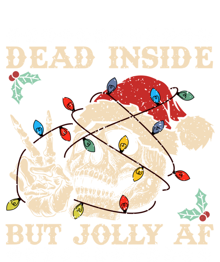 Festive Sarcastic Snarky Skeleton Ugly Christmas Tank Top