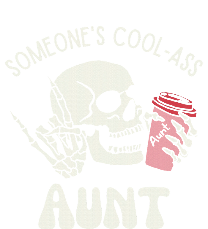 SomeoneS Cool Ass Aunt Cool Auntie Club Skull Skeleton Tank Top