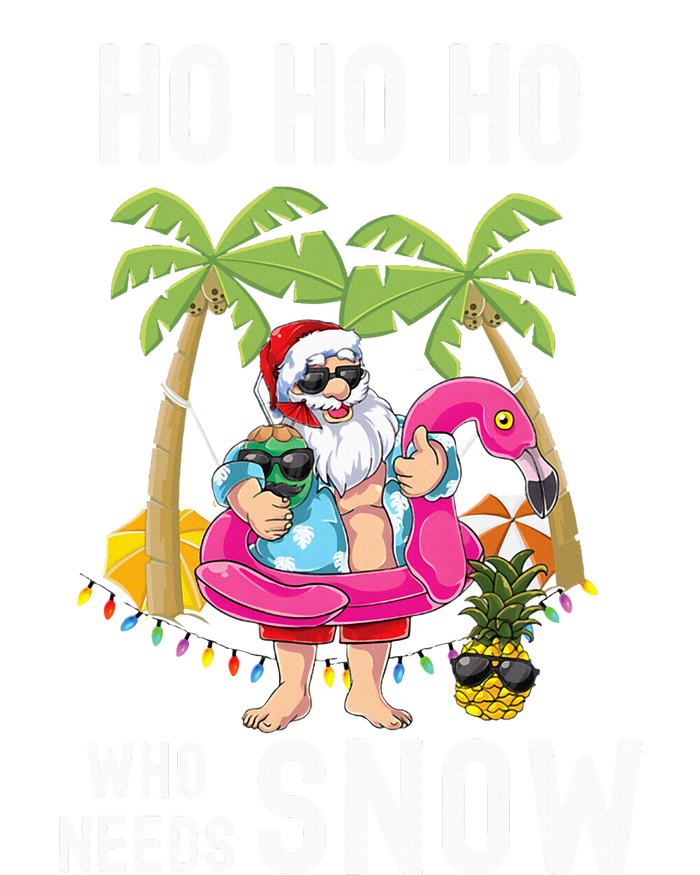 Christmas Palm Tree Santa Surfing Summer Beach Vacation T-Shirt