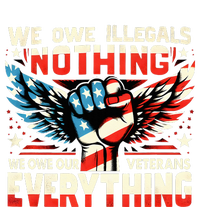 Retro We Owe Illegals Nothing We Owe Our Veterans Everything T-Shirt