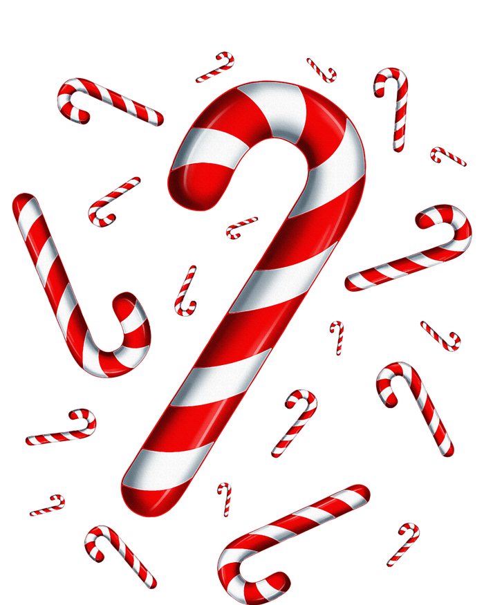 Candy Cane Merry And Bright Red And White Candy Costume T-Shirt