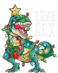 Dinosaur Christmas Tree Rex Pajamas Xmas Lights T-Shirt