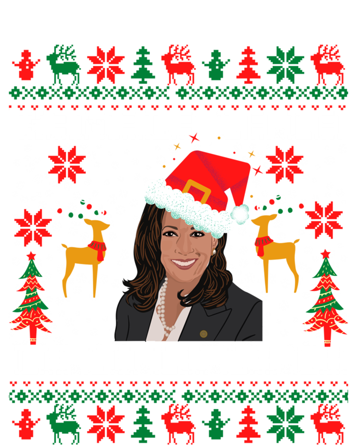 Kamala Harris Ugly Christmas Merry Xmas Comma La Cool Gift Zip Tote Bag