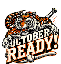 October Ready Baseball Tiger Fan Softstyle Adult Sport Polo