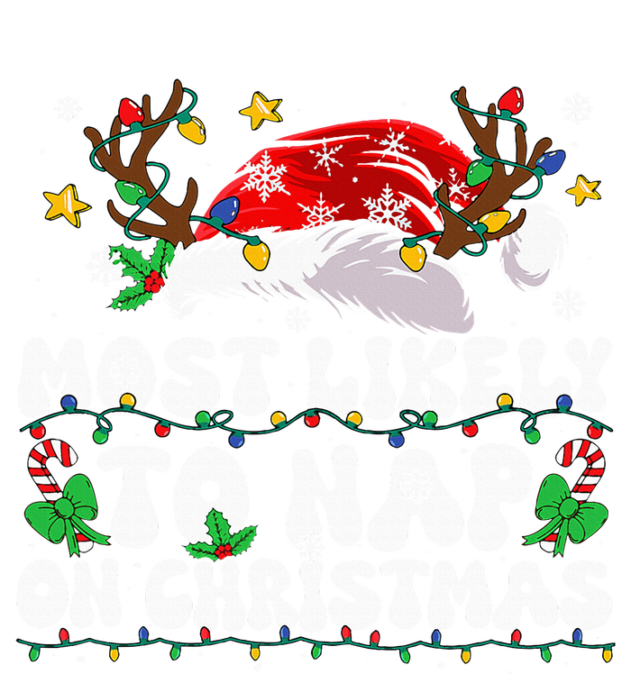 Family Christmas Most Likely To Nap On Christmas Cooling Performance Crew T-Shirt