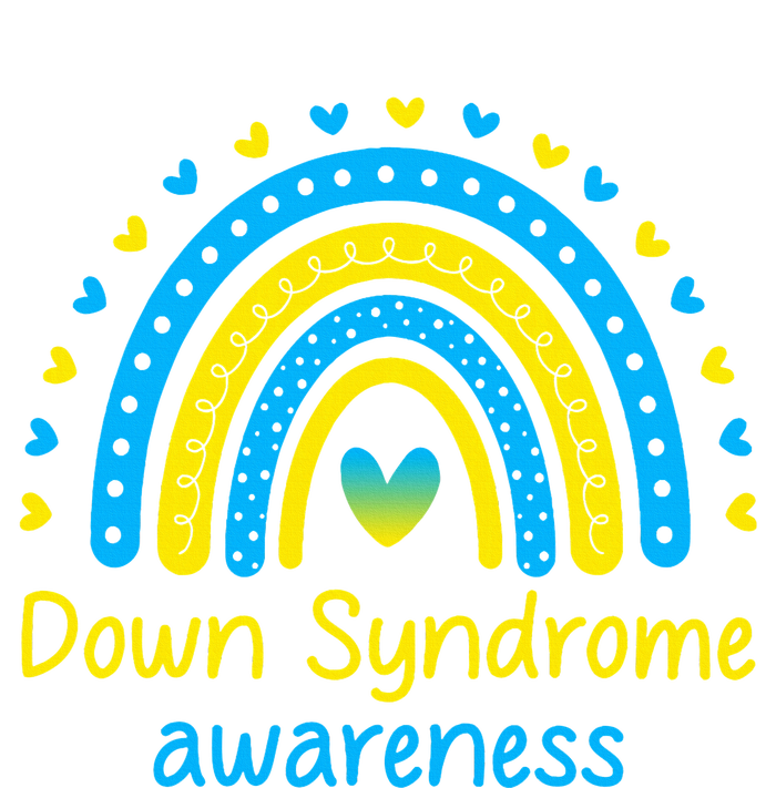 We Wear Blue And Yellow Down Syndrome Awareness T-Shirt