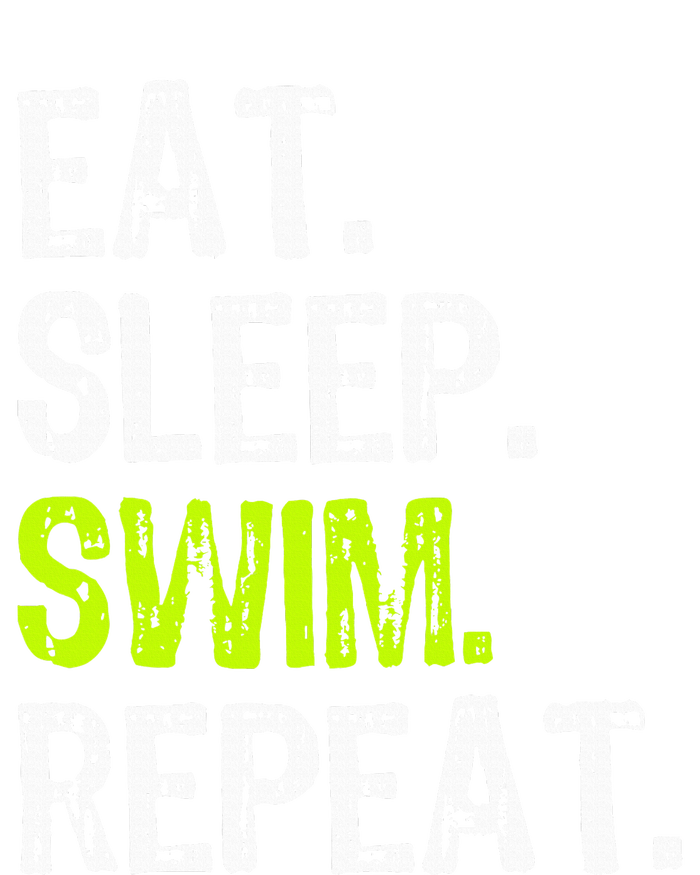 Eat Sleep Swim Repeat Swimming Swimmer Funny Cool T-Shirt