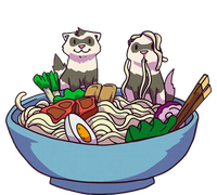 Ferret Ramen Noodles Anime Kawaii Japanese Otaku Gift T-Shirt