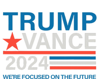 WeRe Focused On The Future Trump Vance Debate 7-Panel Snapback Hat