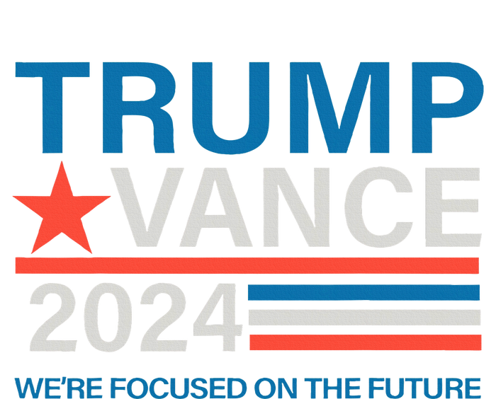 WeRe Focused On The Future Trump Vance Debate 7-Panel Snapback Hat