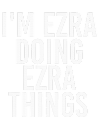 IM Ezra Doing Ezra Things Funny Birthday Name Gift Idea Pom Pom 12in Knit Beanie