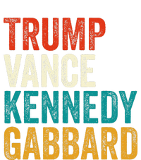 Trump Vance Kennedy Gabbard Presidential Campaign Usa 2024 Canvas