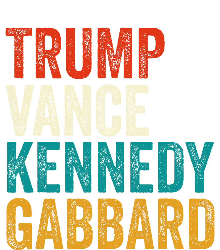 Trump Vance Kennedy Gabbard Presidential Campaign Usa 2024 Canvas