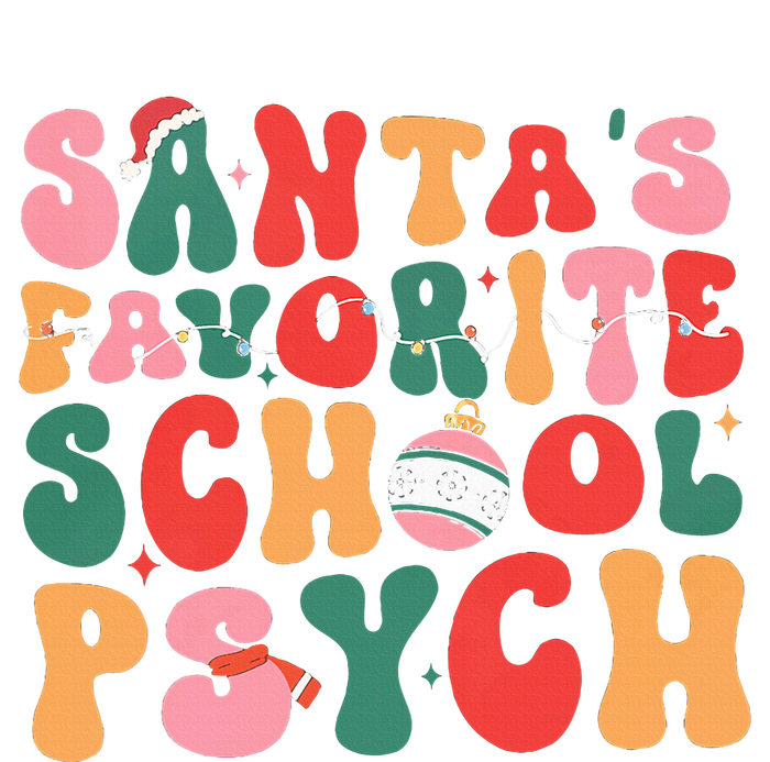 SantaS Favorite School Psych Christmas Psychologist Tall Hoodie