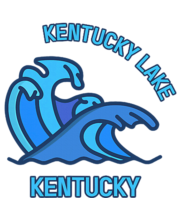 Graphic Kentucky Lake Kentucky Pocket Wave Souvenir T-Shirt