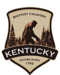 Kentucky With A Bigfoot Or A Sasquatch Full-Length Apron With Pockets