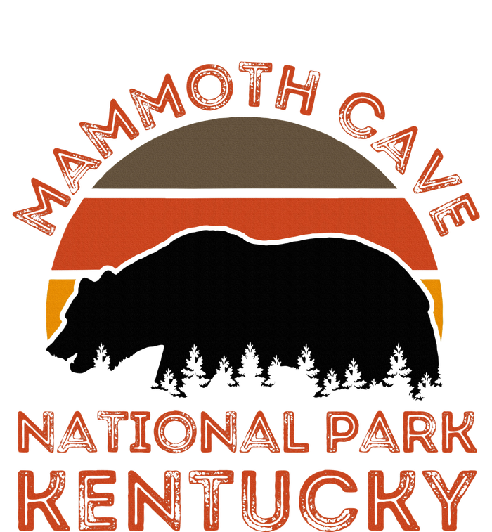 Mammoth Cave National Park Kentucky Bear Hiking Nature Retro Adult Drive Performance Visor