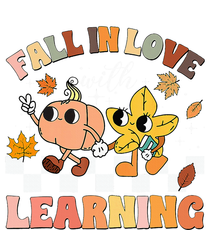 Fall In Love With Learning Thanksgiving Teacher Kids Hoodie