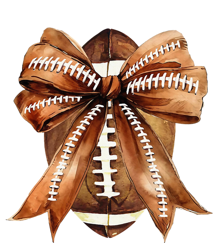 Coquette Bow American Football Game Day Thanksgiving Autumn Sweatshirt