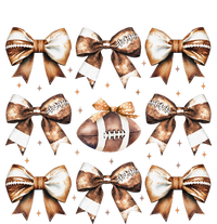 Coquette Bow Pumpkin American Football Thanksgiving Autumn T-Shirt