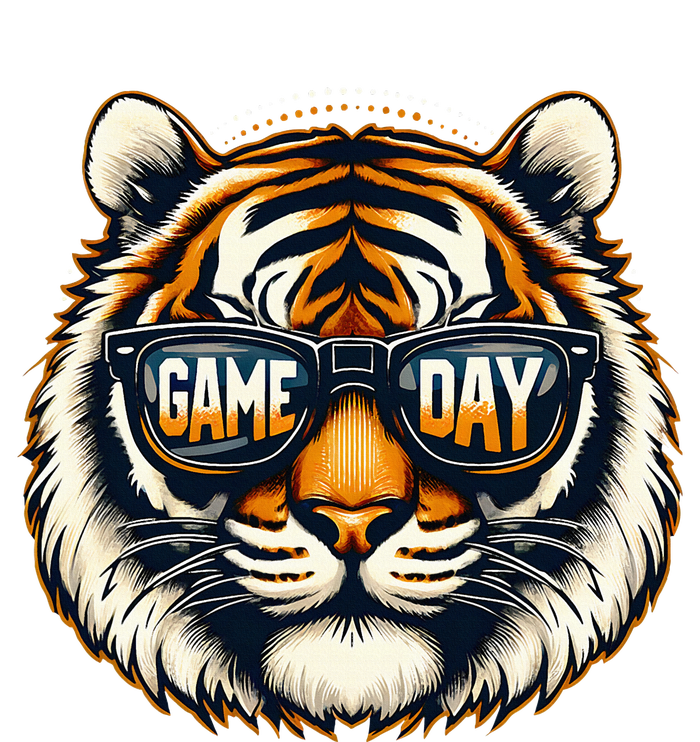 Game Day Thanksgiving Tiger Cool Touchdown American Football Tie-Dye Long Sleeve Shirt