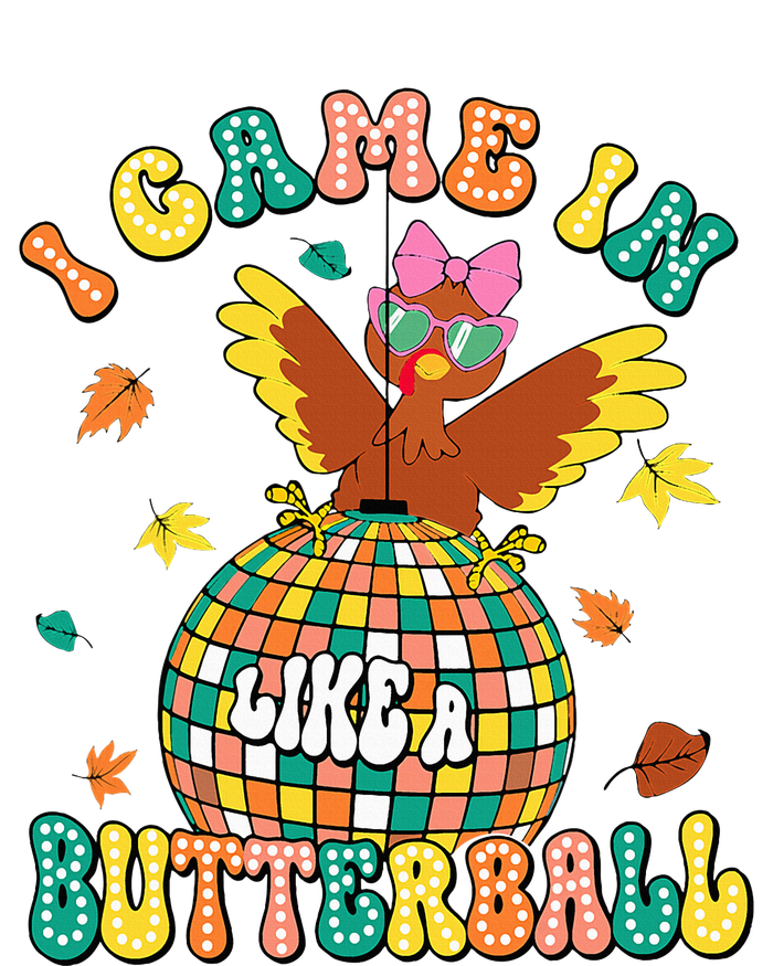 I Came In Like A Butterball Funny Turkey Thanksgiving Autumn Short Acrylic Beanie