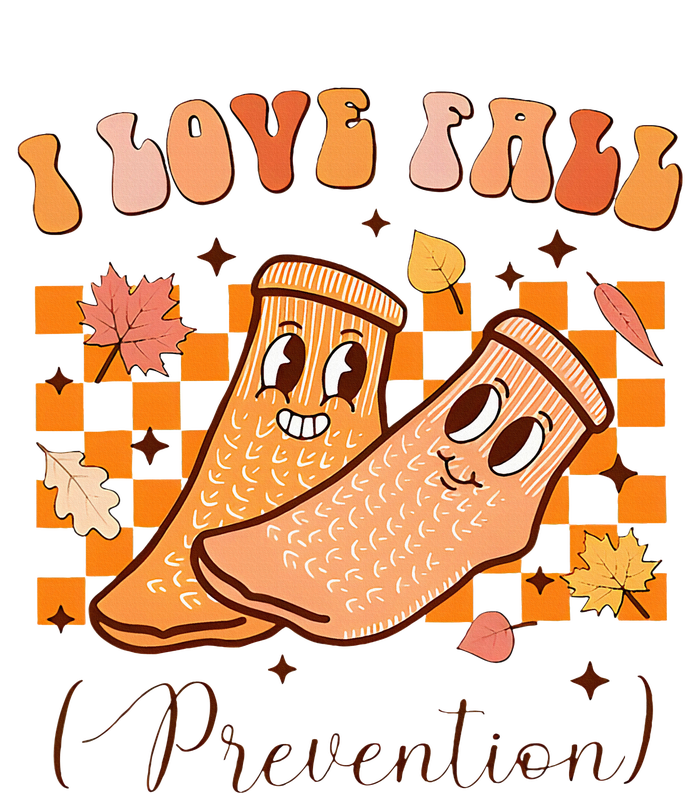 I Love Fall Prevention Fall Thanksgiving Nurse Fall Risk Long Sleeve Pajama Set