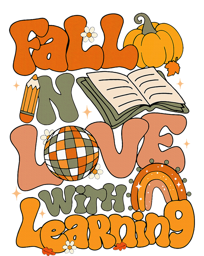 Fall In Love With Learning Autum Thanksgiving Teacher Hoodie