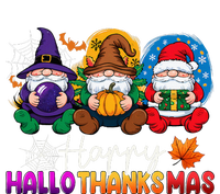 Halloween Thanksgiving Christmas Happy Hallothanksmas Gnomes Sweatshirt Cinch Pack Bag