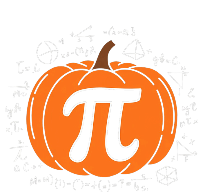 Pumpkin Pi Pie Math Teacher Funny Halloween Thanksgiving Performance Long Sleeve Polo