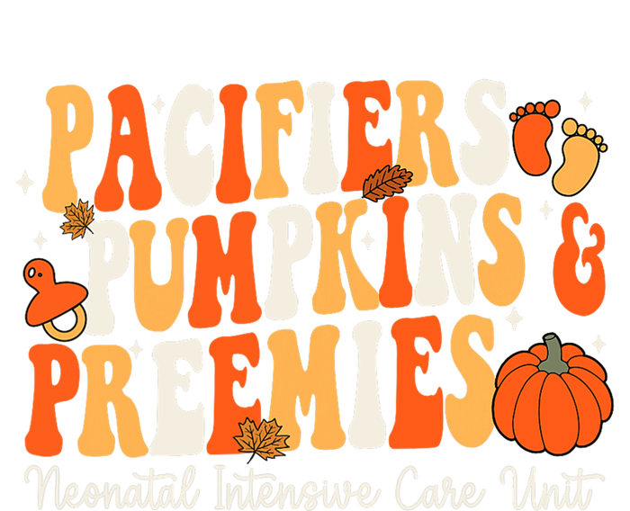 Retro Pacifiers Pumpkins Preemies Thanksgiving Nicu Nurse T-Shirt