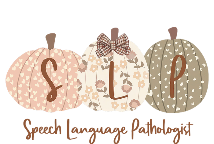 Slp Pumpkin Speech Language Pathologist Fall Autumn Women’s Perfect Tri Rocker Tank