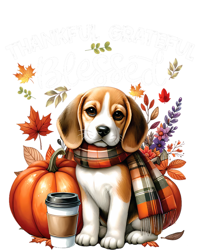 Thankful Grateful Blessed Beagle Dog Happy Fall YAll Autumn Insulated Varsity Jacket