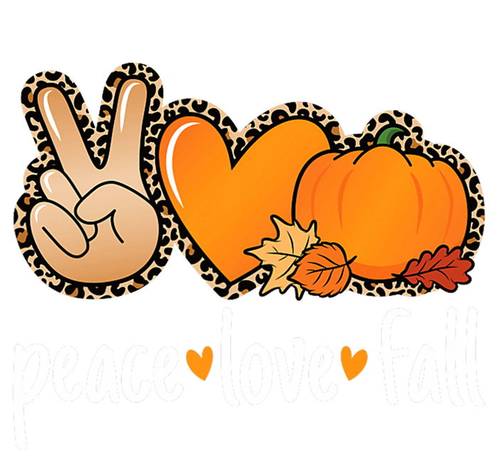 Peace Love Fall Pumpkin Autumn Thanksgiving T-Shirt